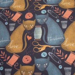 Tissu Canvas Cotton Print...