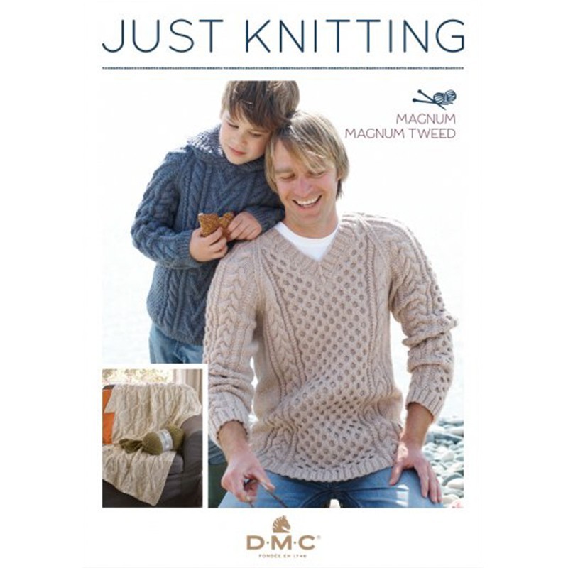 Revista DMC Just Knitting - Magnum & Magnum Tweed Revista DMC Just Knitting - Magnum & Magnum Tweed
