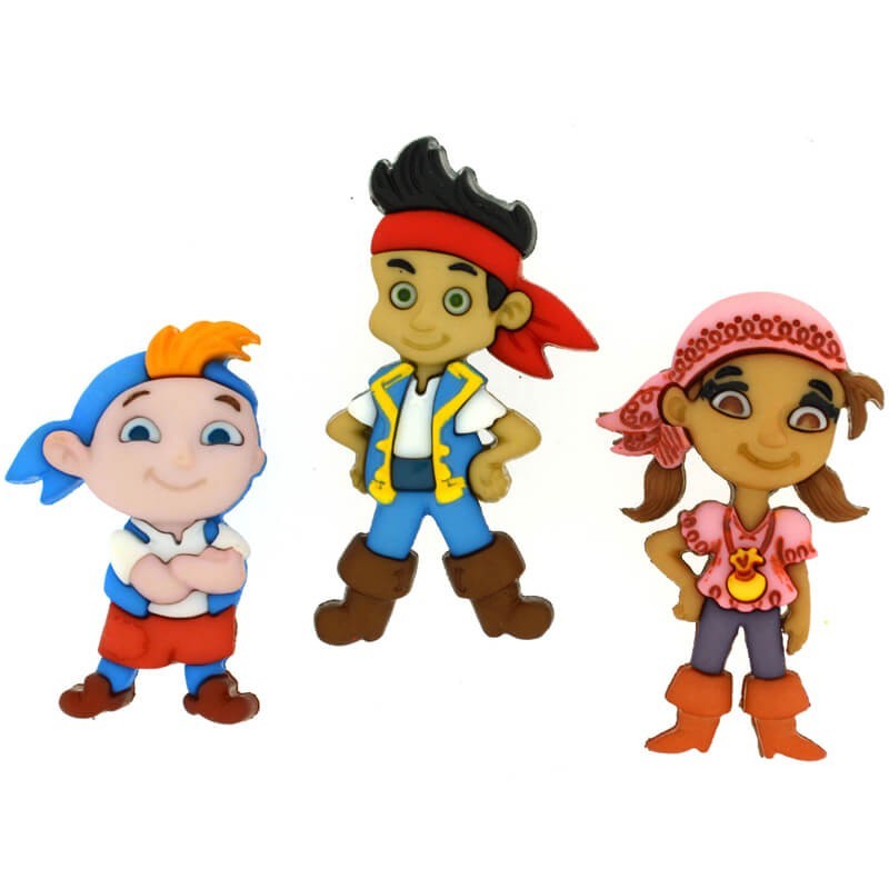 Botones Jake and the Neverland Pirates - Dress It Up Botones Jake and the Neverland Pirates - Dress It Up