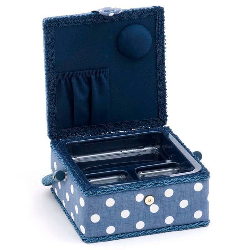 Costurero pequeno - Denim Polka Dot Costurero pequeno - Denim Polka Dot
