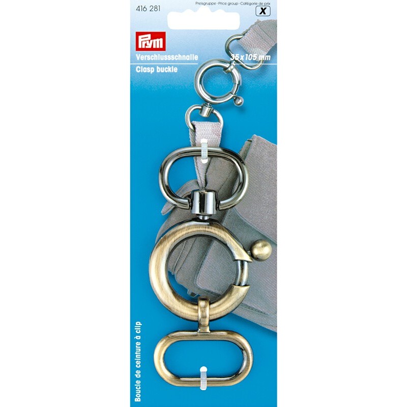 Hebilla cierre 35 x 105 mm latón viejo Hebilla cierre 35 x 105 mm latón viejo