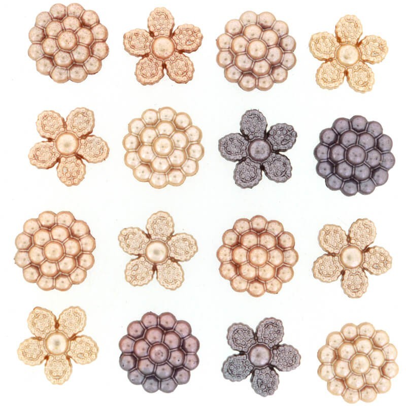 Botones Vintage Pearls - Dress It Up