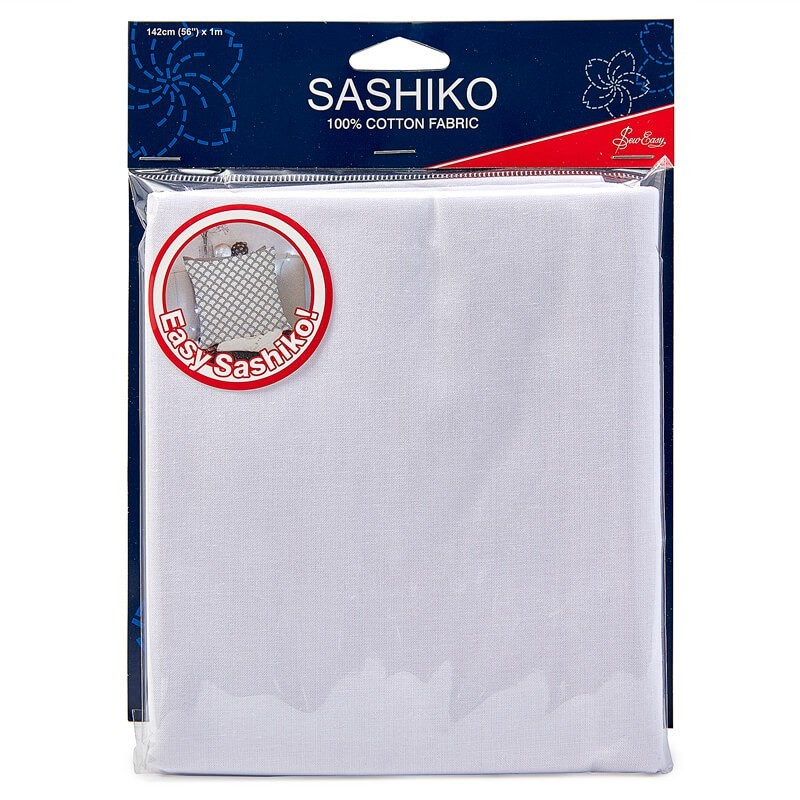 Tissu en coton pour broderie Sashiko 1 x 1,42 mètres - Sew Easy