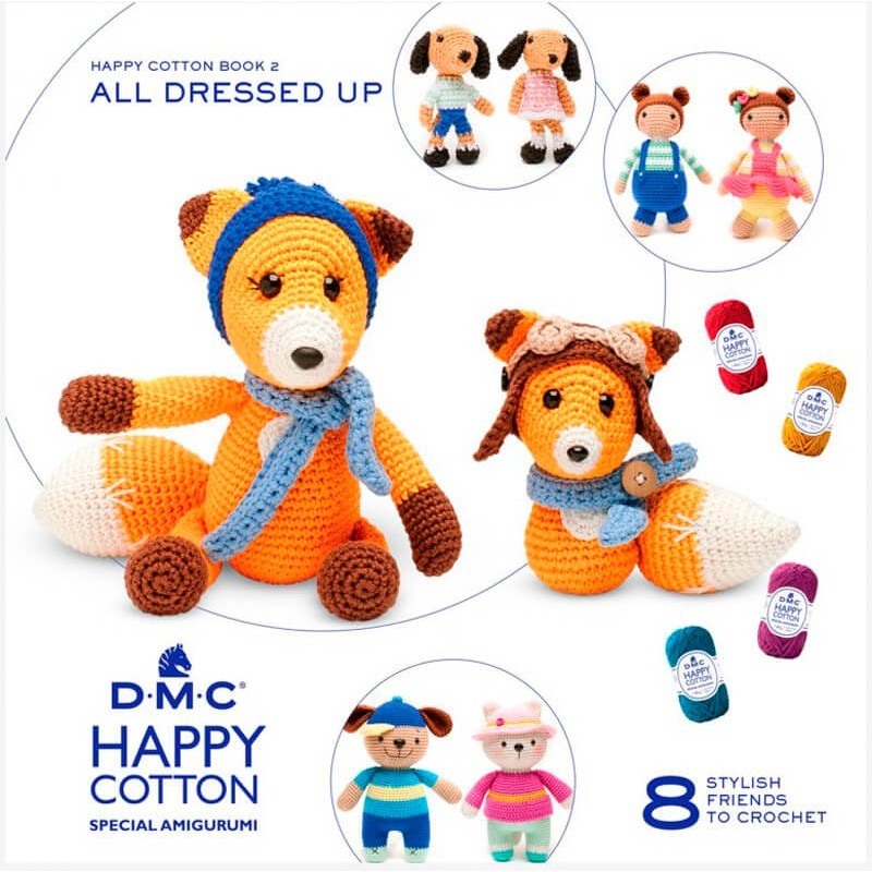 Fil DMC Happy Cotton Crochet tricot - spécial amigurumi - Tissus