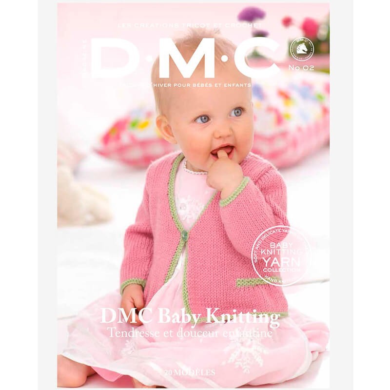 Catalogue DMC Nº 6 Tricot Baby Knitting Yarn Collection - 2017