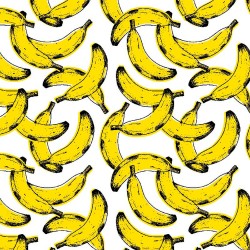 Tissu Enduit Loneta - Banane