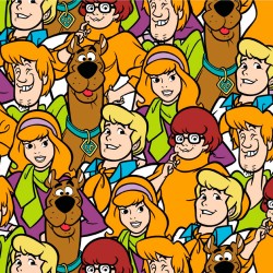 Tissu en Coton - Scooby Doo