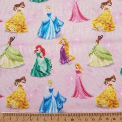 Tissu en coton - Princesses...