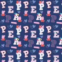 Tissu en coton - Peppa Pig...