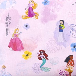 Tissu en Coton - Princesses...