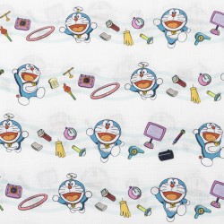 Tissu en Coton - Doraemon