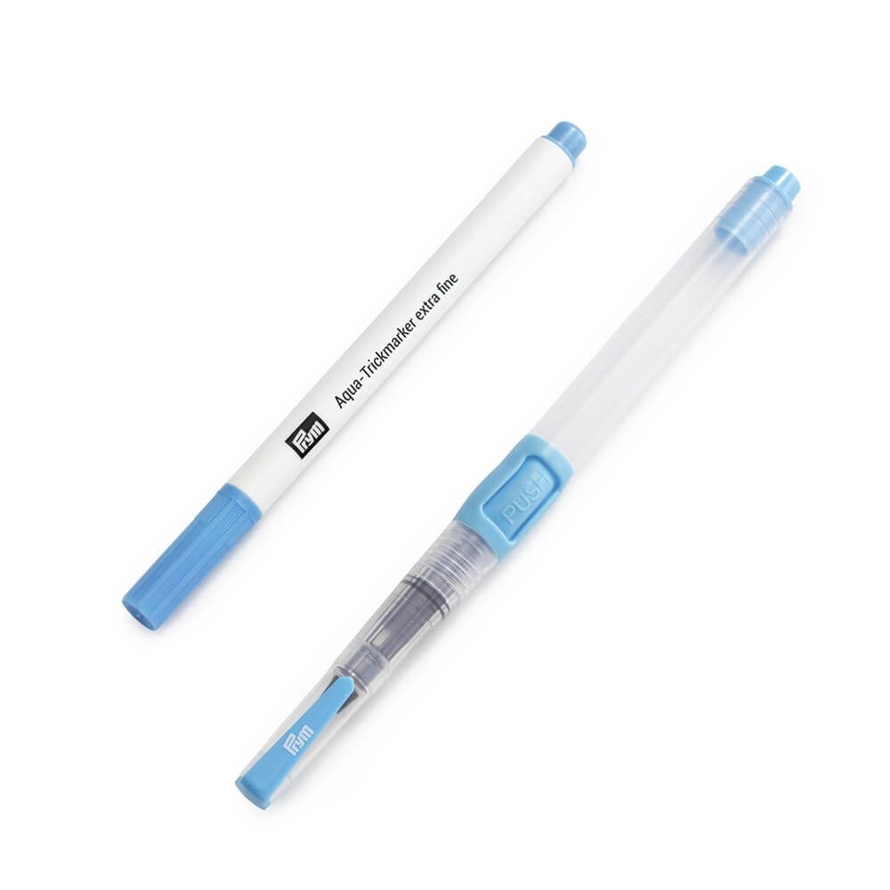 Crayon marqueur bleu effaçable à l'eau pointe extra fine Prym