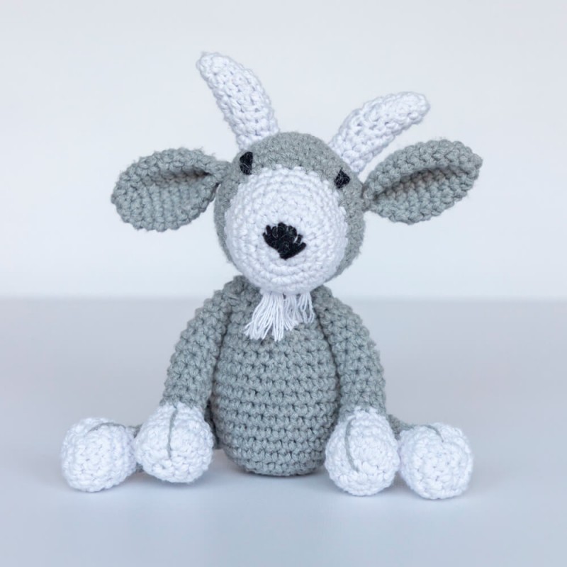 Kit Crochet Amigurumi - La chèvre Giorgio - Hoooked