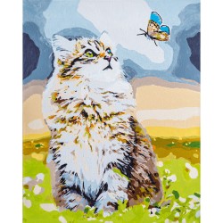Peinture par numéro chat