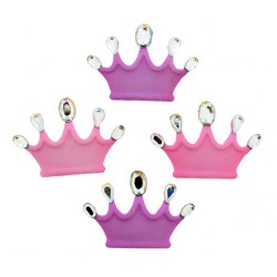Boutons Princess Crowns -...