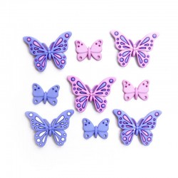 Boutons Sweet Butterflies -...