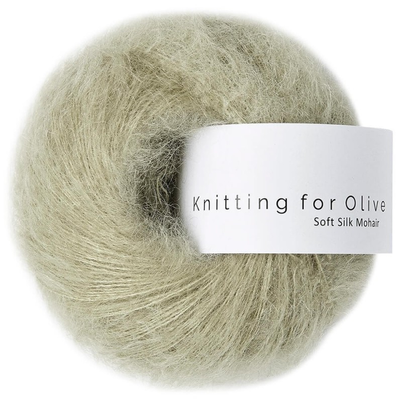 Knitting for Olive Soft Silk Mohair - Clover Green