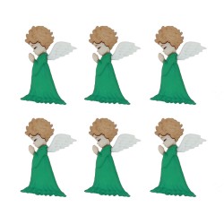 Boutons Anges Verts - Dress...