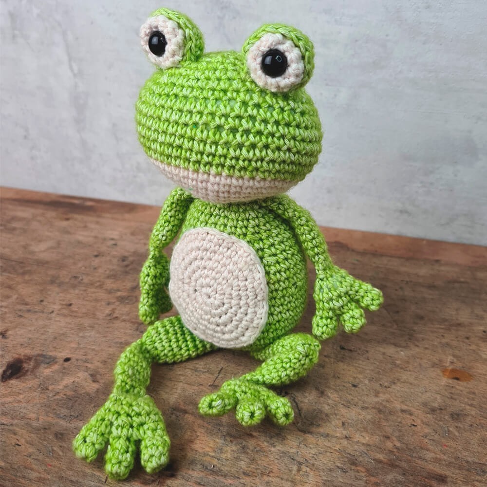 Froggy la grenouille publicitaire en peluche - Peluche Création