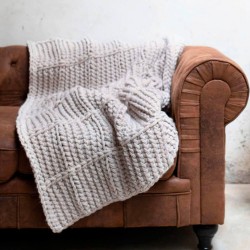 Kit de crochet de couverture pour bébé. Kit de crochet pour débutant.  Modèle de couverture au crochet Ranna par Wool Couture. -  France
